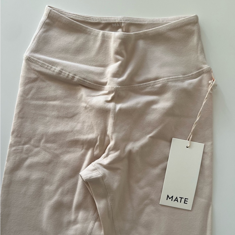 NWT MATE Organic Stretch Midi Legging - color: bone - XS - Picture 4 of 7
